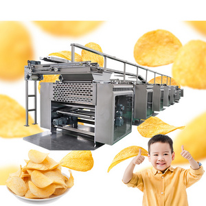 multi-functional potato chips making machine Crisp Chips production line from Shanghai machinery