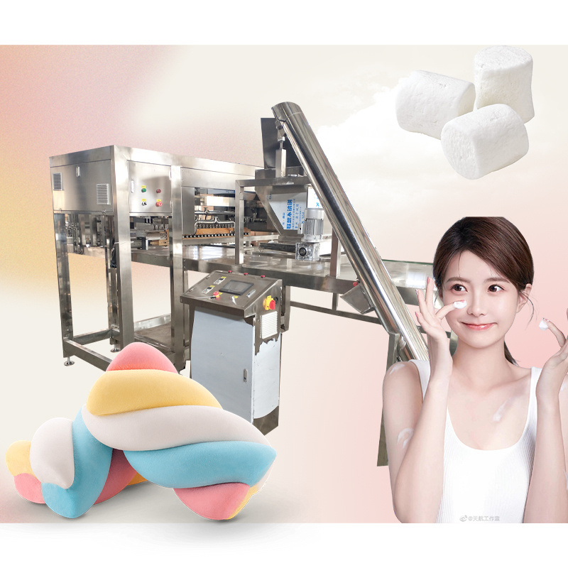 marshmallow production line Depositing and Extruding marshmallow candy making machine