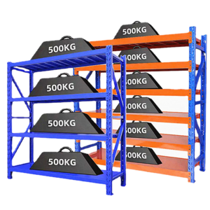 Custom Steel Storage Shelf 5 Tier Metal Boltless Rack Warehouse Pallet ing System