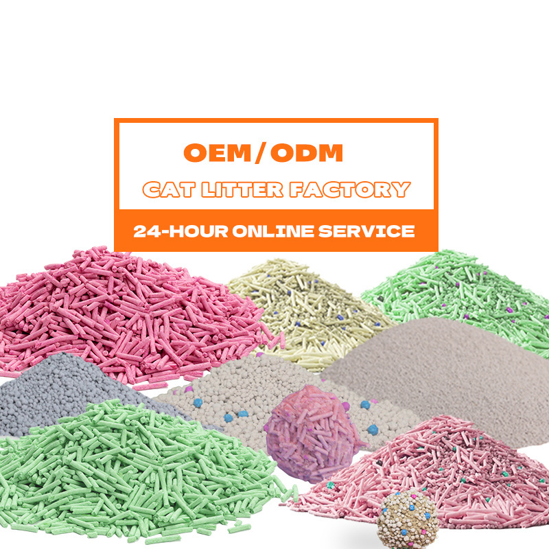 OEM/ODM Color Flavor Shape Packing 100% Natural Fast Delivery Plant Tofu Bentonite Cat Litter Supplier