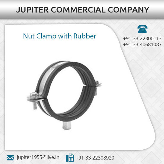 Best Selling Nut Clamp with Rubber Lining Available at Low Price Wholesale Supplier