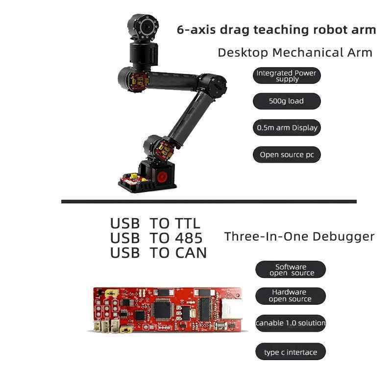 Controller Accurate Positioning Micro Single Axis Pick And Place Autonomous Telescopic Robotic Arm