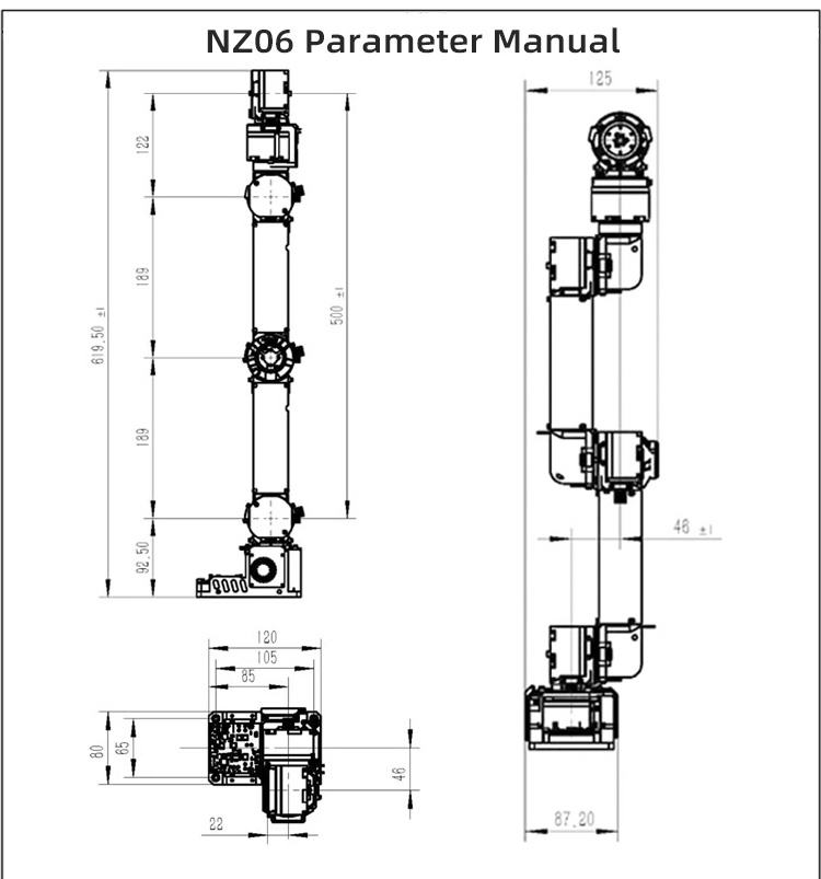 Controller Accurate Positioning Micro Single Axis Pick And Place Autonomous Telescopic Robotic Arm