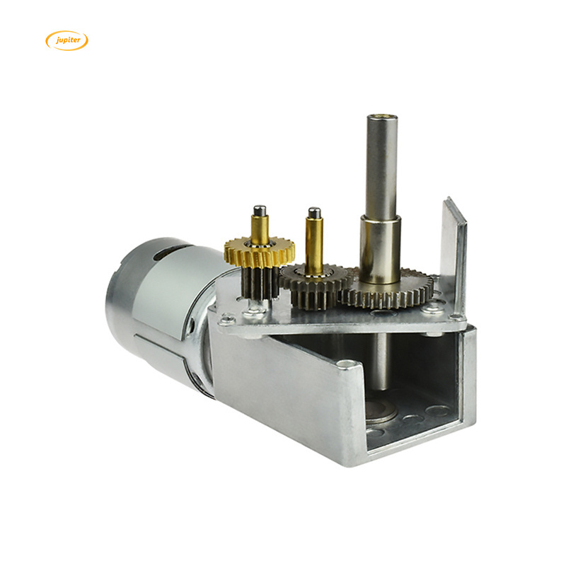 Jupiter 12V 24V 4-60 Kgf.cm Electric Turbo Customized Bldc Reducer Worm Gearbox Wheelchair Brush Motor