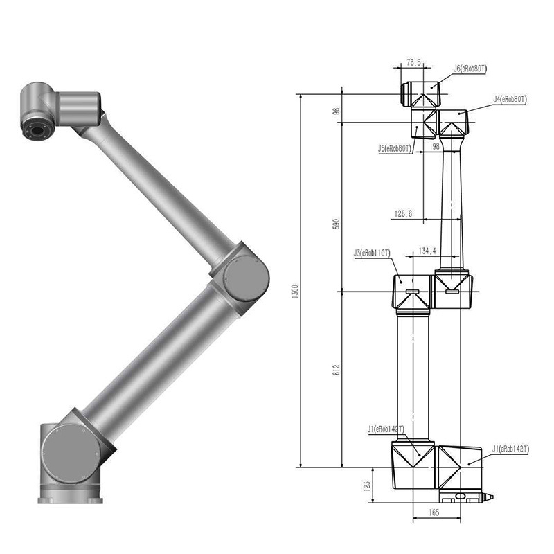 Jupiter Hot Sale Low Price High Torque Robot Joint Precision Robotic Steeper DC BLDC Brushless Motor Connecting Harmonic Drive