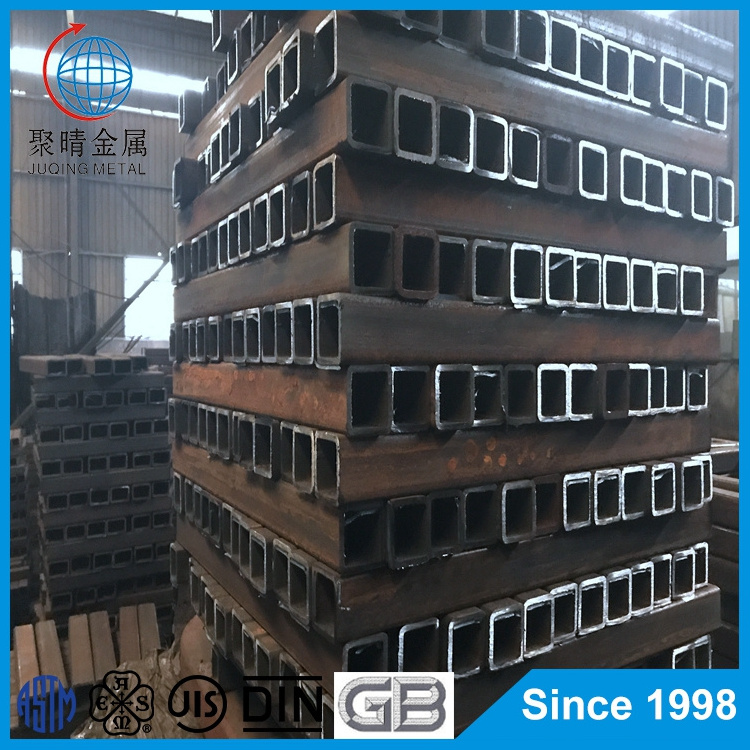 Stock!!!GB Q235B Q345B Q345D Mild steel SHS Square hollow section and RHS Retangular ms square pipe