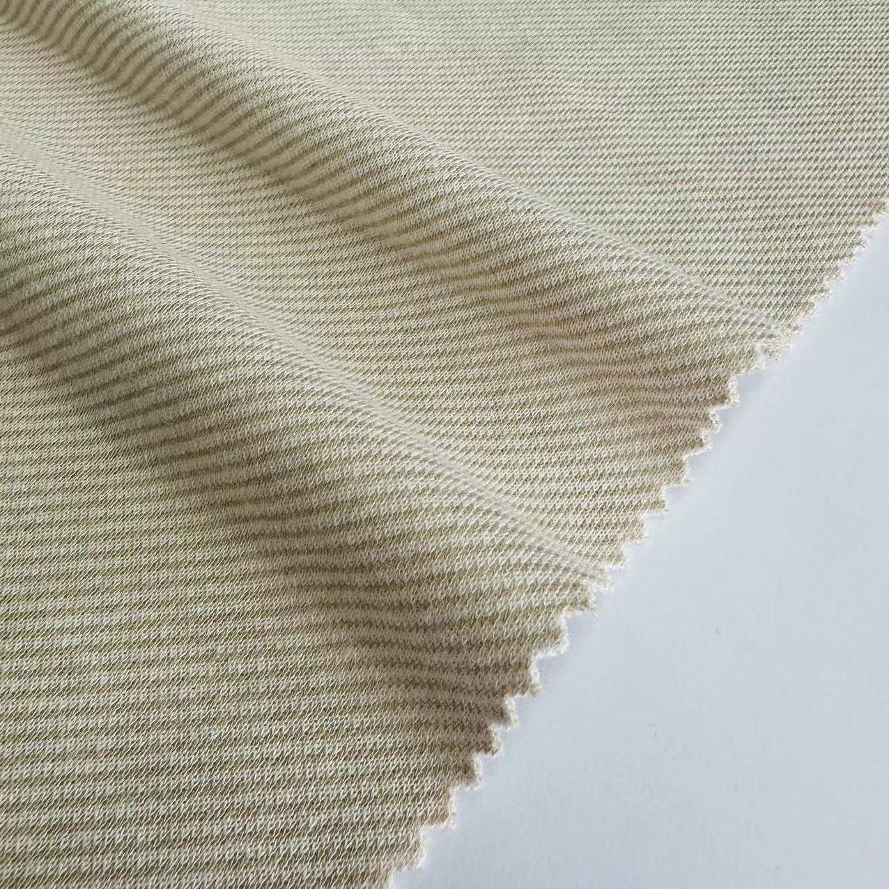 High quality Shrink-Resistant polyester rayon/viscose spandex knit fabric peach twill fabric for pants and trousers