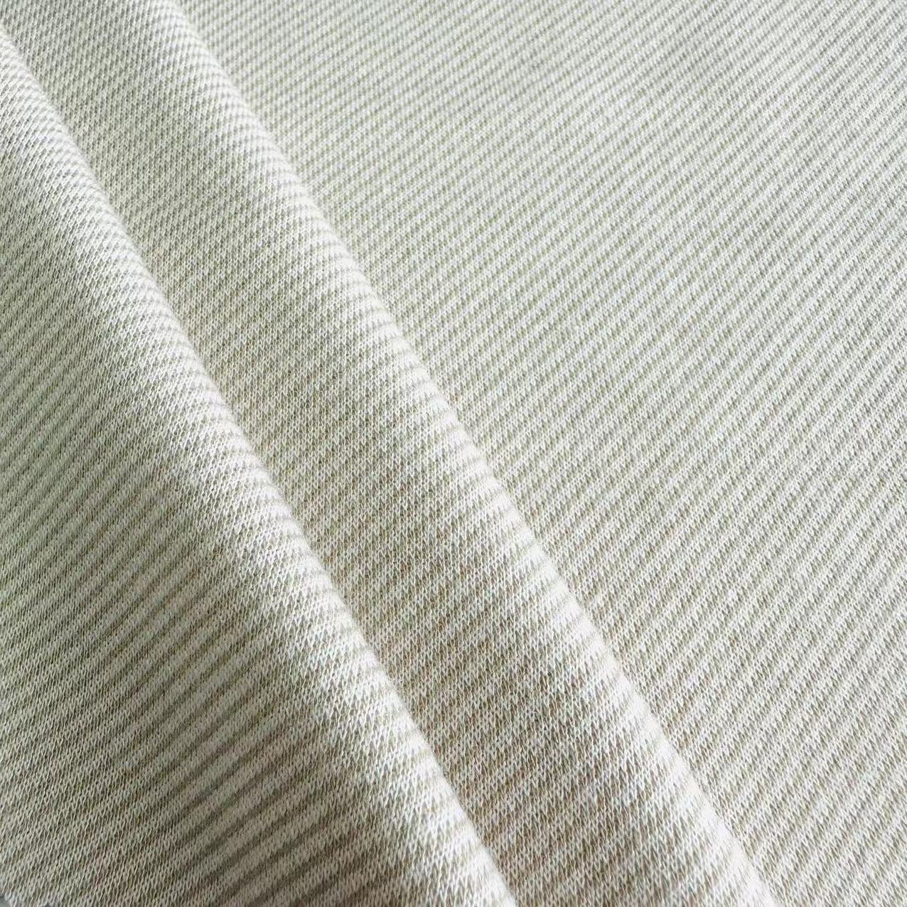 High quality Shrink-Resistant polyester rayon/viscose spandex knit fabric peach twill fabric for pants and trousers