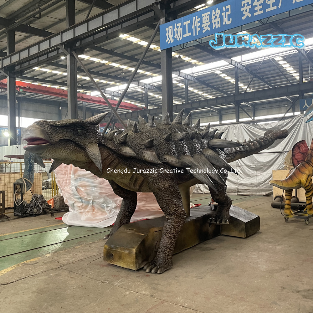 Life Size Animatronic Dinosaur Model for Sale Jurassic Theme Park Decoration 3D Animal  Infrared Induction Start Dino Replica