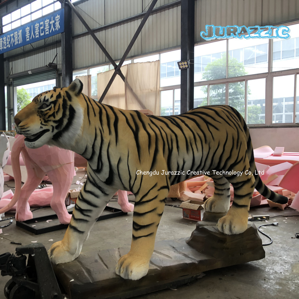 Animatronic Animal Model Lion Tiger Elephant Polar Bear Crocodile Gorilla Sports & Entertainment Products For Amusement Park