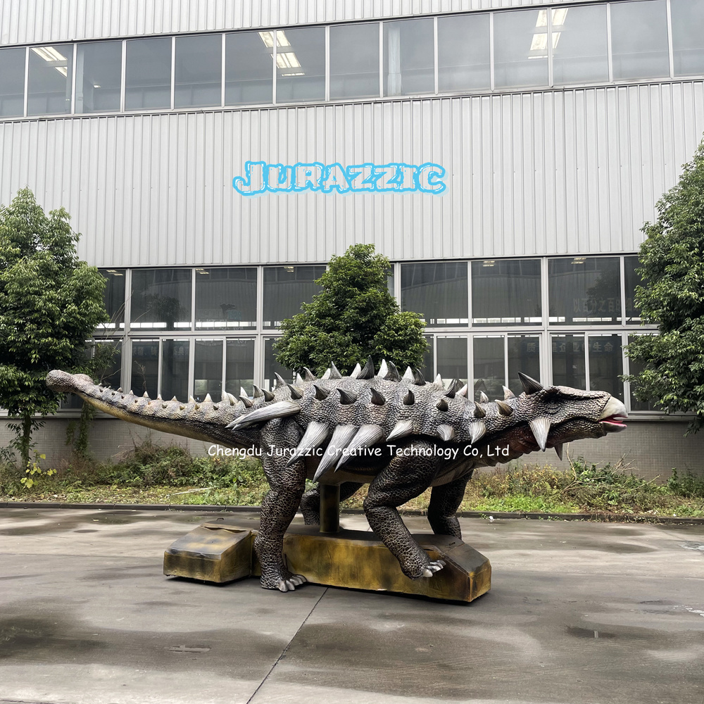 Life Size Animatronic Dinosaur Model for Sale Jurassic Theme Park Decoration 3D Animal  Infrared Induction Start Dino Replica