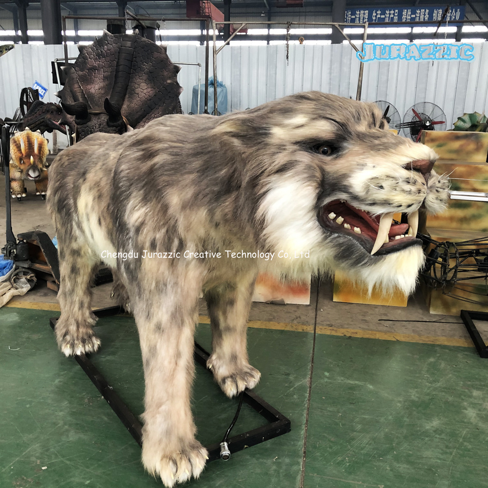 3D Animatronic Animal Tiger Lion Leopard Wolf Polar Bear High Quality Animated Lifelike Realistic Robotic Artificial Replica