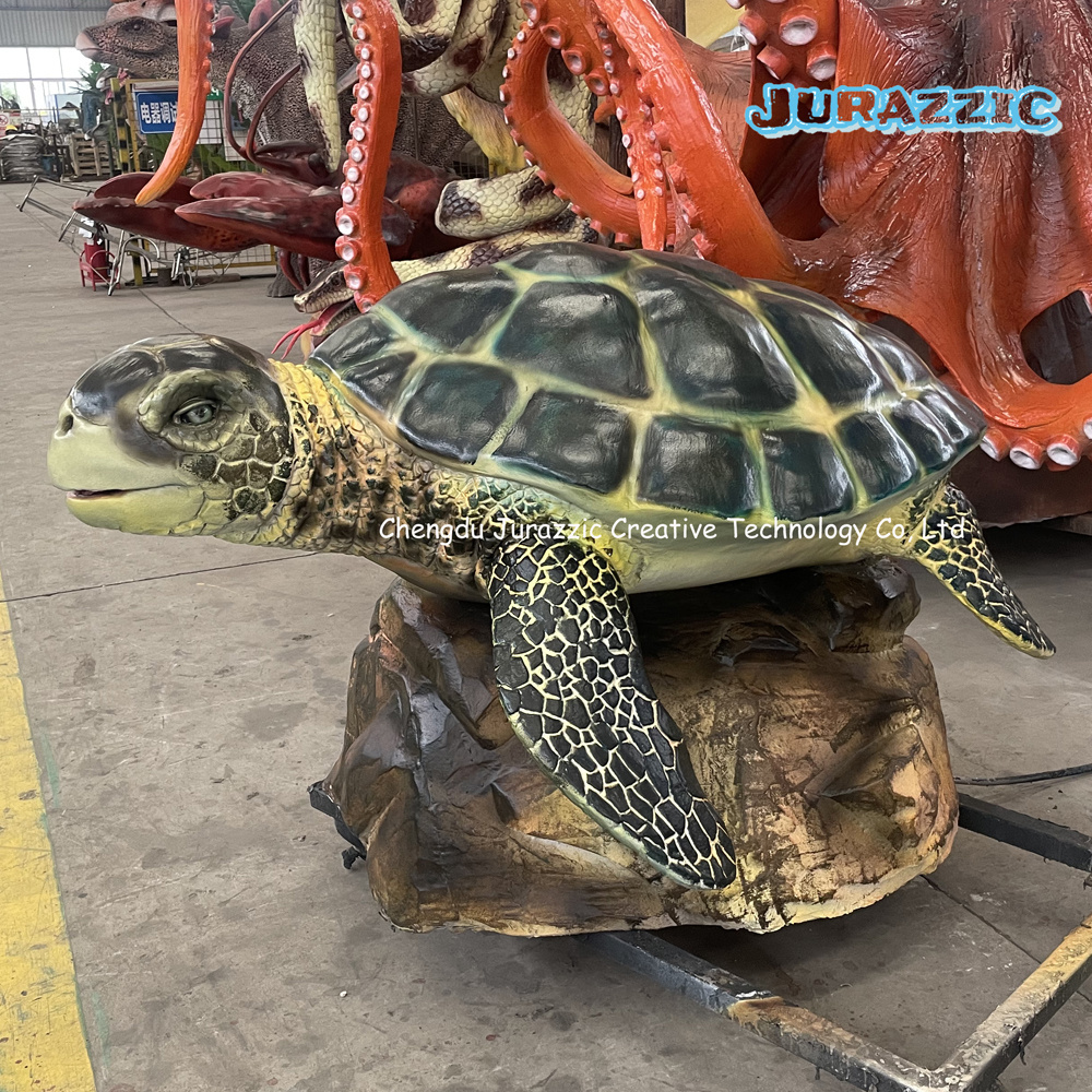 3D Animatronic Animal Model Octopus Snake Crocodile Turtle Polar Bear Animated Lifelike Realistic Robotic Artificial Replica