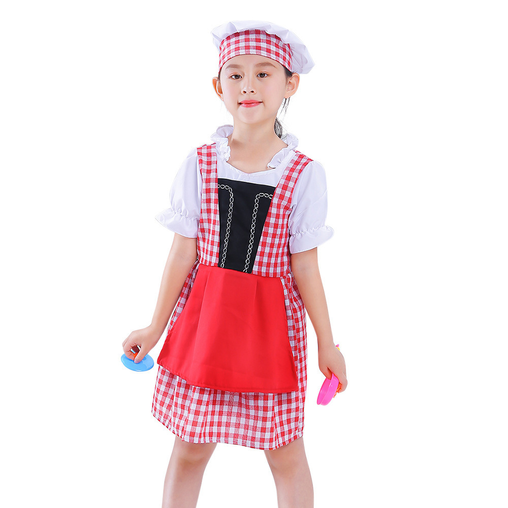 Halloween Career Day Costumes Full Set Police Doctor Astronaut Fireman Navy for kids Chef Uniform With Education Toy