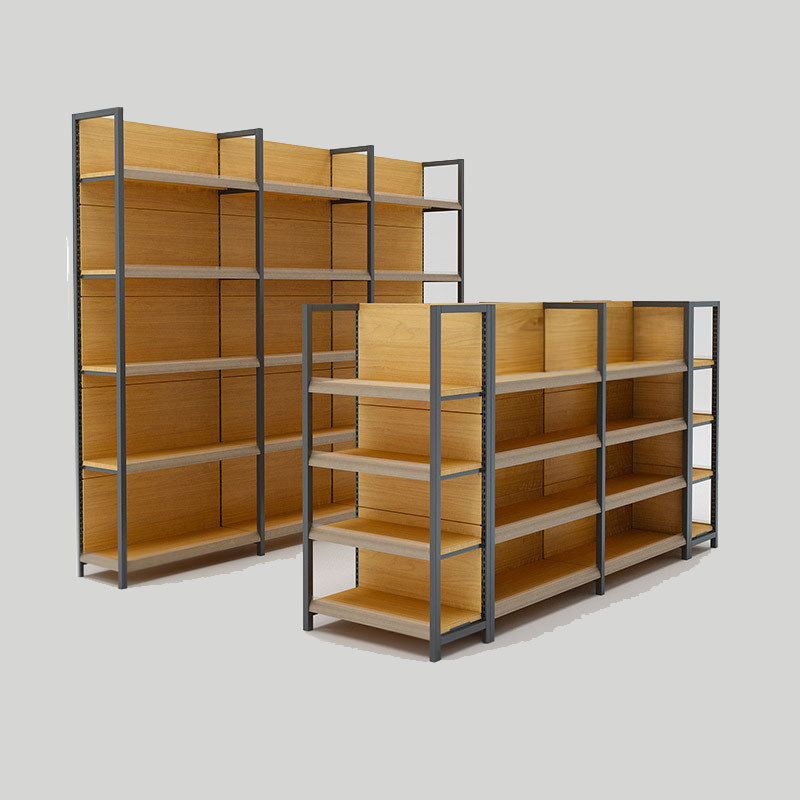 warehouse rack supermarket wood accessories hanging display rack Shelf Display Rack Used in Supermarket