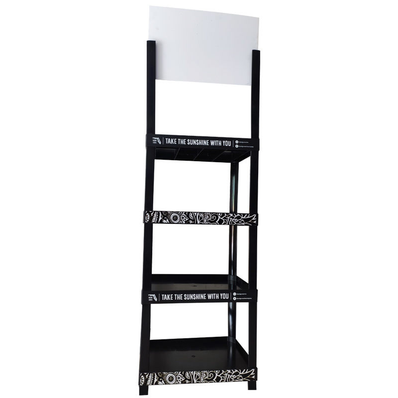 Supermarket Wine Plastic display shelving Plastic Display Stand retailed store Drink display shelf unit