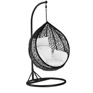 Egg Chair with Support Frame Swing Hammock Garden Outdoor Rattan Hanging Living Hanging Chair