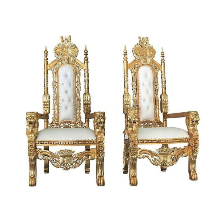 Modern Royal High Back Design Queen Throne Wedding Event Hotel Party Throne sofa chair