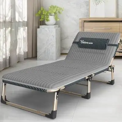 Multifunctional Portable Folding Full Size Single Bed with Soft Mattress for Adults