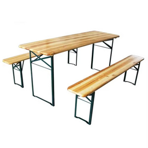 German High Quality Wooden Garden Picnic Camping Folding Beer Table Set and Garden Picnic Bench