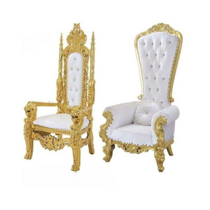 Modern Royal High Back Design Queen Throne Wedding Event Hotel Party Throne sofa chair