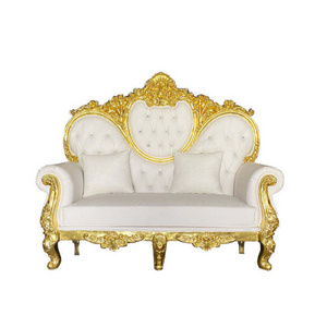 Event Wholesale Supply Best Quality Luxury Royal Wedding King Throne Sofa Rental