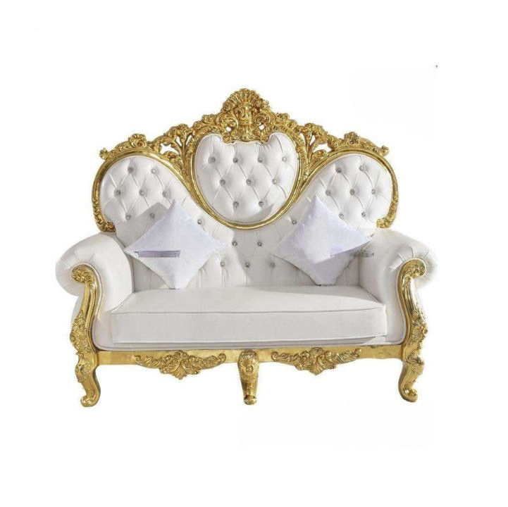 Event Wholesale Supply Best Quality Luxury Royal Wedding King Throne Sofa Rental