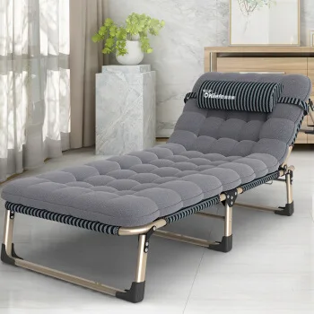 Multifunctional Portable Folding Full Size Single Bed with Soft Mattress for Adults