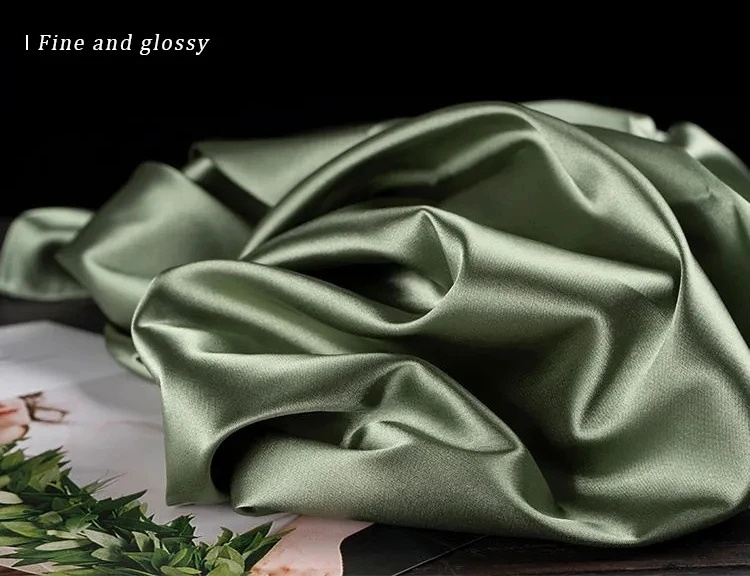 Wholesale 100% polyester silk satin fabric for wedding dress jacquard duchess satin print satin fabric