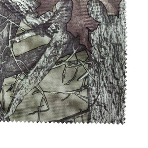 New Arrival real tree pattern 600D 72T PU polyester oxford printed camo camping tents fabric