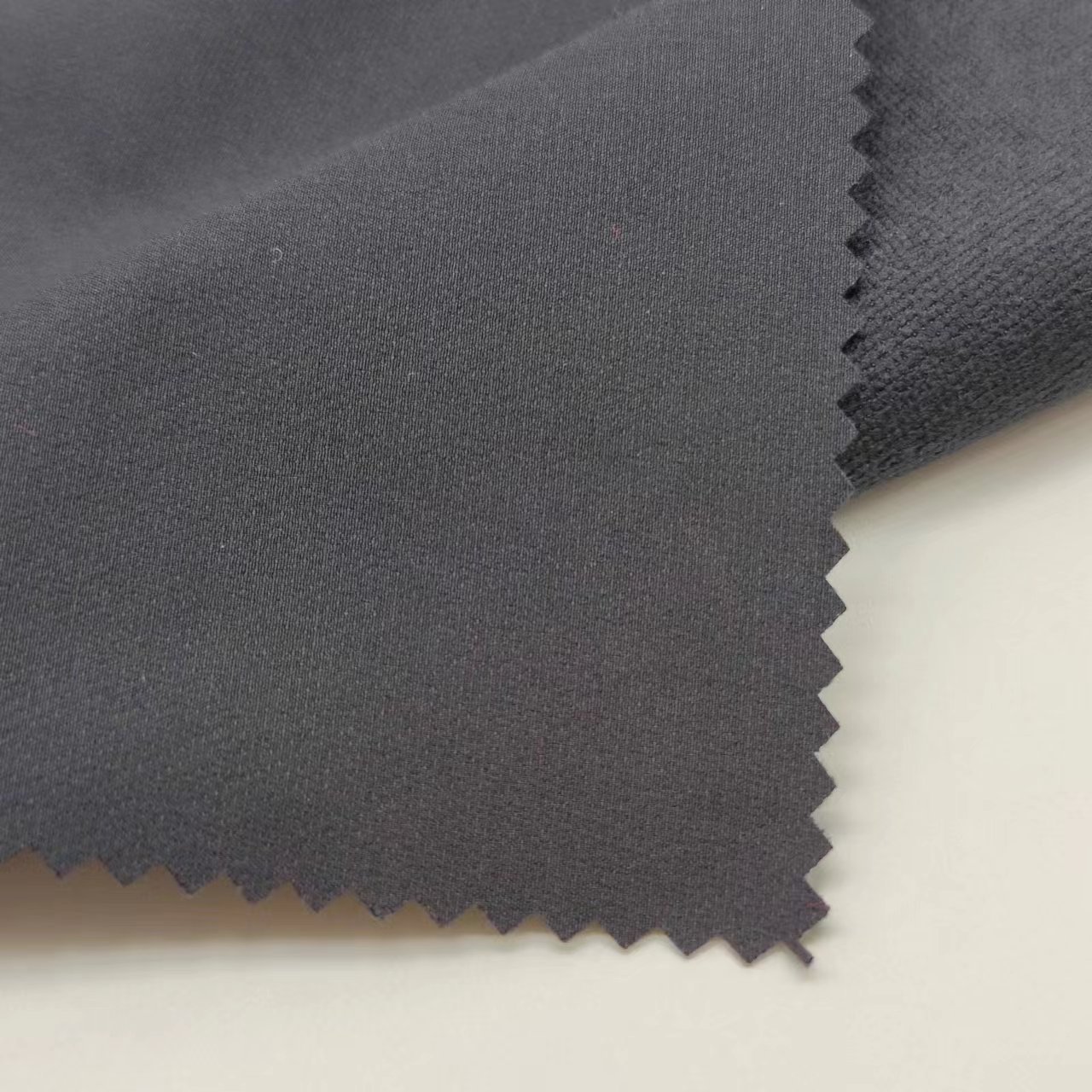 90% polyester 10% spandex 70D pearl dot brushed 4 way stretch spandex fabric