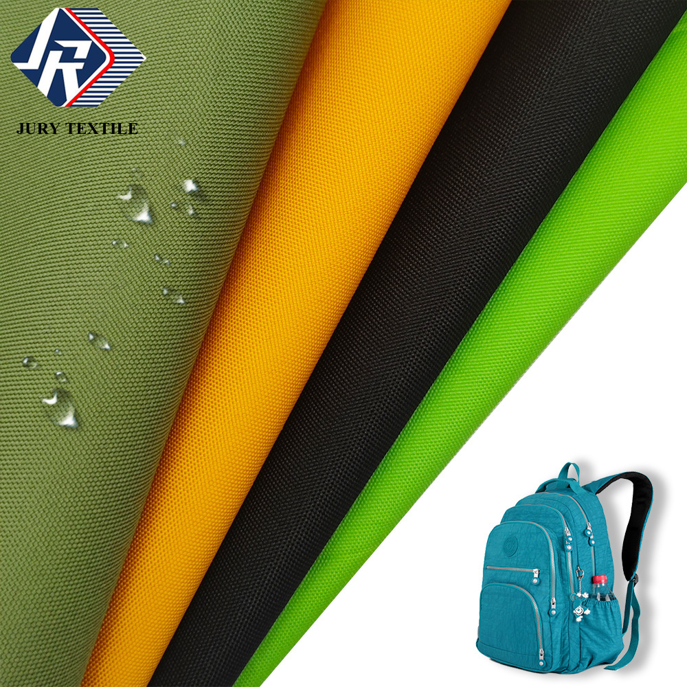 Popular Bag Material 100% Polyester Waterproof 600D PU PVC Coated Oxford Canvas Fabric For Backpack