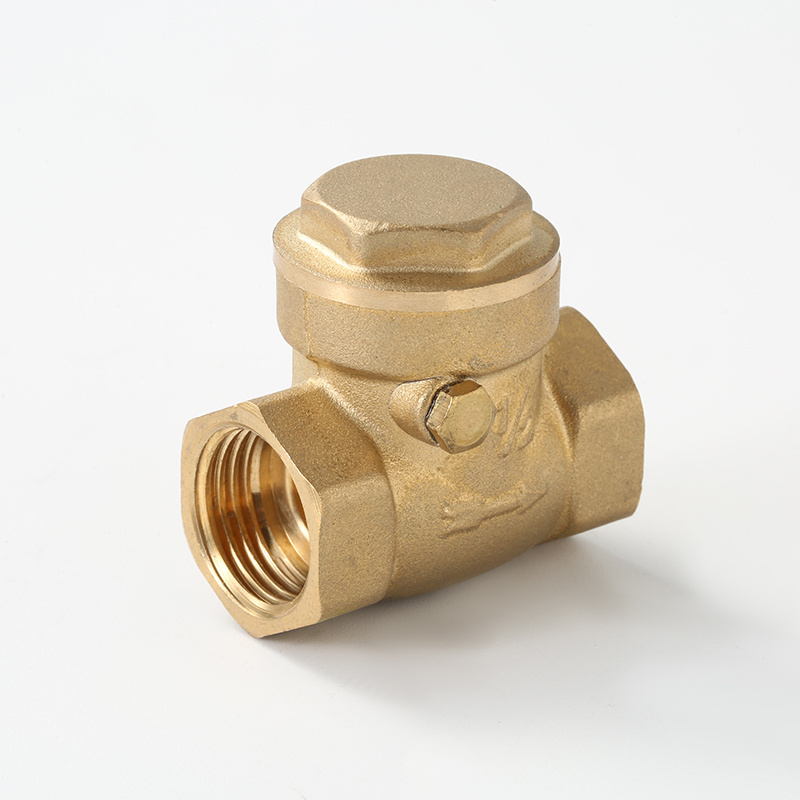 Internal Thread Brass Swing Check Valve 1/2 Long Service Life Apply In Water Or Gas System