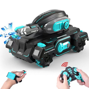 RC Tank Kids Army Toy 1000pcs Water Bomb Gesture Sensing 4 Wheeler for Adult Children