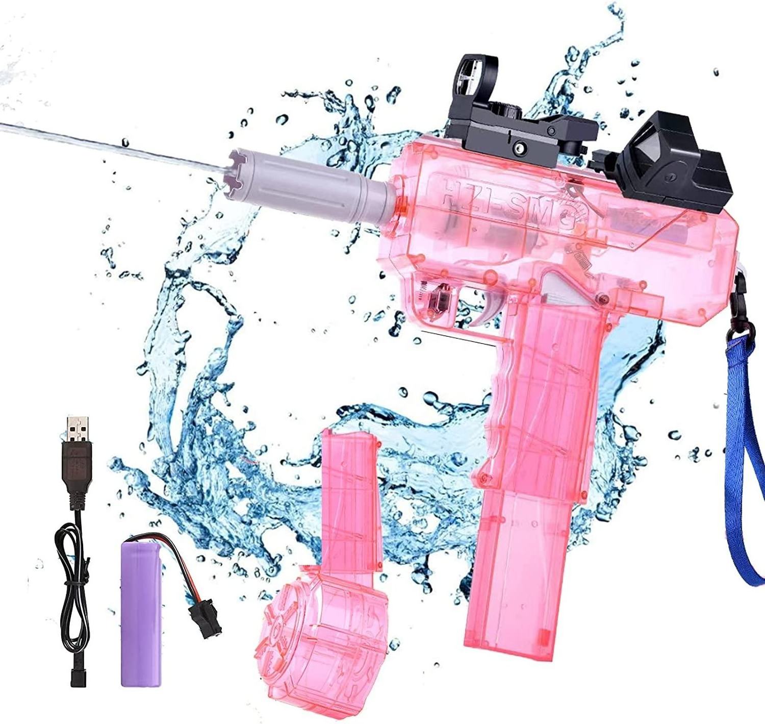 Summer Outdoor Water Play Gift Electric Water Gun Toy Plastic Unisex Double Magazine / Large Capacity / Electric 16 Pcs 13.2kg