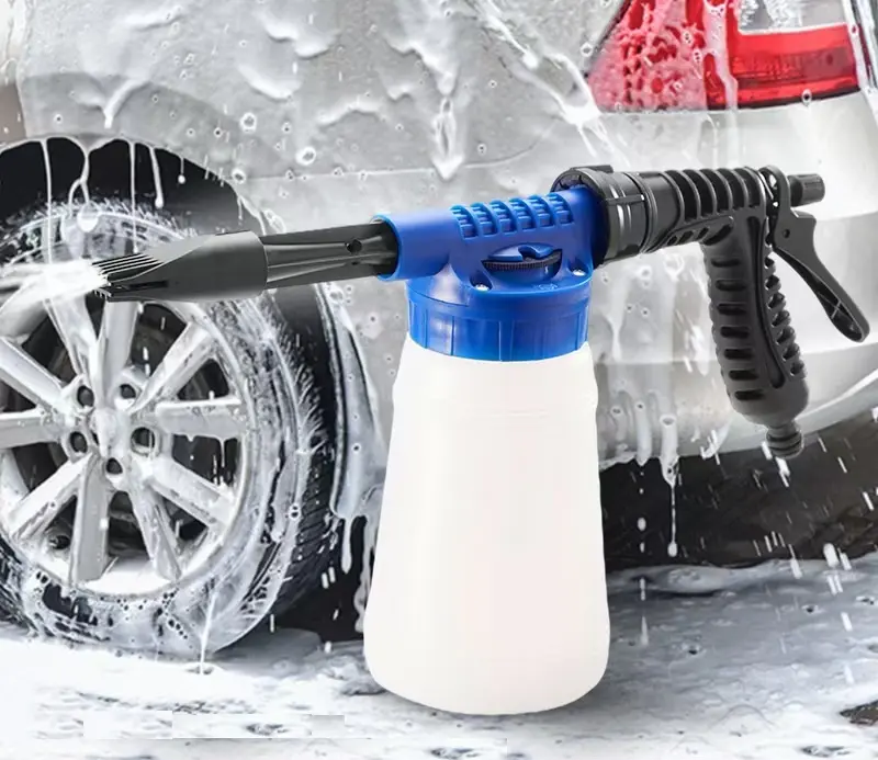 1L Car Washing Foam Cannon, Plastic Foam Generator with Water Gun Auto for Car Washing, Car Washing Gun and Cleaning Sprayer