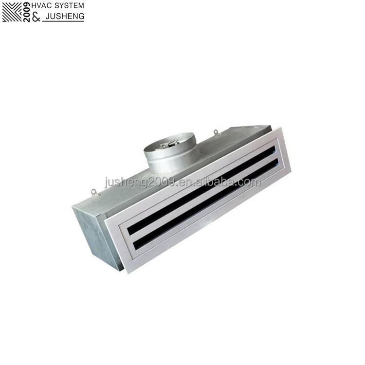 Single Deflection Aluminum Ventilation Grille for Window Central Air Conditioner Cover Custom Size Linear Slot Grille