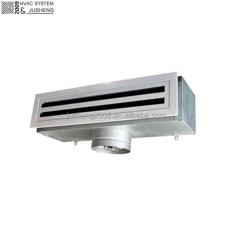 Single Deflection Aluminum Ventilation Grille for Window Central Air Conditioner Cover Custom Size Linear Slot Grille