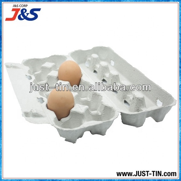 Environment-friendly Egg Tray Carton with Cover Pulp Moulding 20 Eggs Carton/Tray/Box