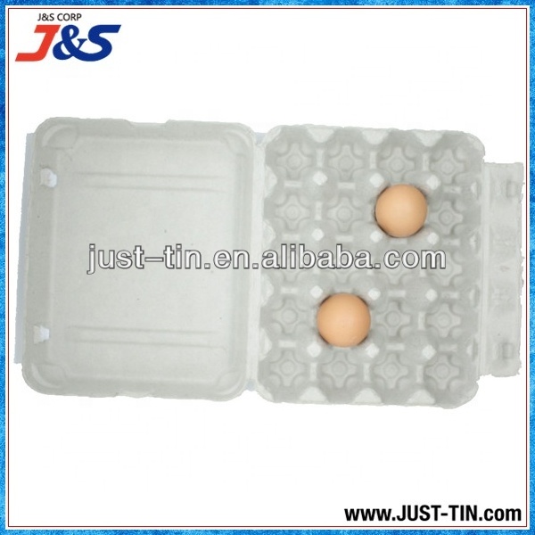 Environment-friendly Egg Tray Carton with Cover Pulp Moulding 20 Eggs Carton/Tray/Box