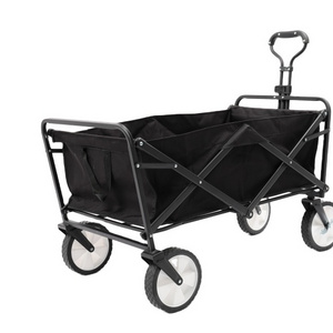 Outdoor Iron Tube PVC Garden Park Utility Kids Portable Beach Folding Trolley Cart Camping Picnic Foldable Wagon Collapsible