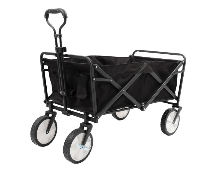 Outdoor Iron Tube PVC Garden Park Utility Kids Portable Beach Folding Trolley Cart Camping Picnic Foldable Wagon Collapsible