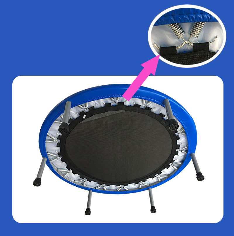 Outdoor Indoor Mini Round Trampoline Spring Cover Round  Safety Cover for Gym Equipment Fitness Exercise Game Happy