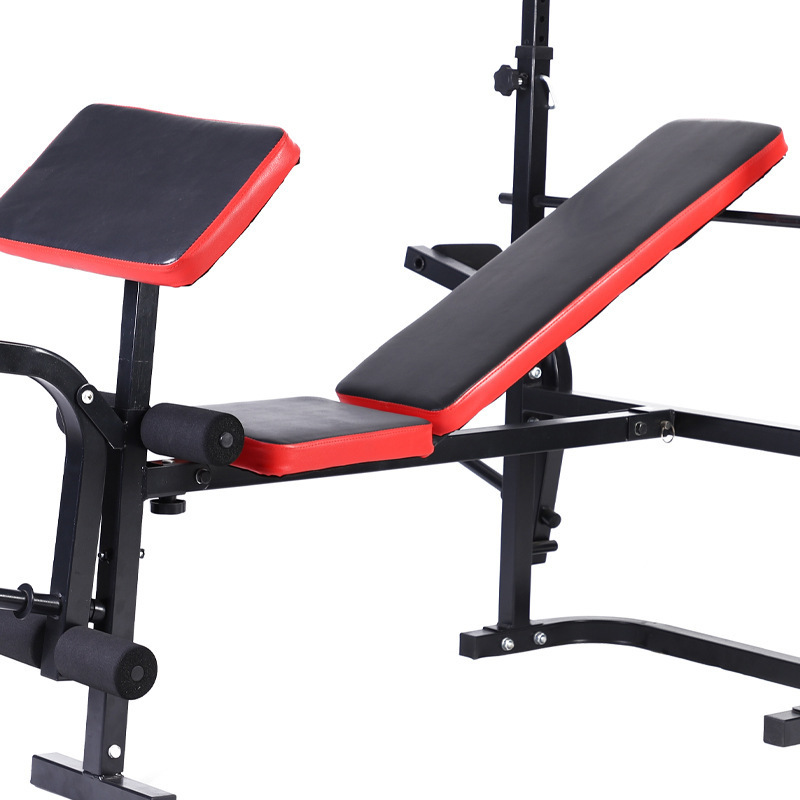 Adjustable Weight Incline Benches with Racks Gym Steel Bench Equipment for Fitness Workout Body