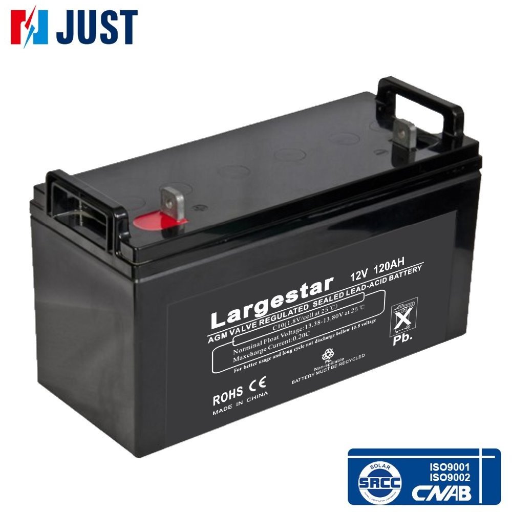 Wholesale china factory 12v 120ah AGM sealed lead acid deep cycle battery