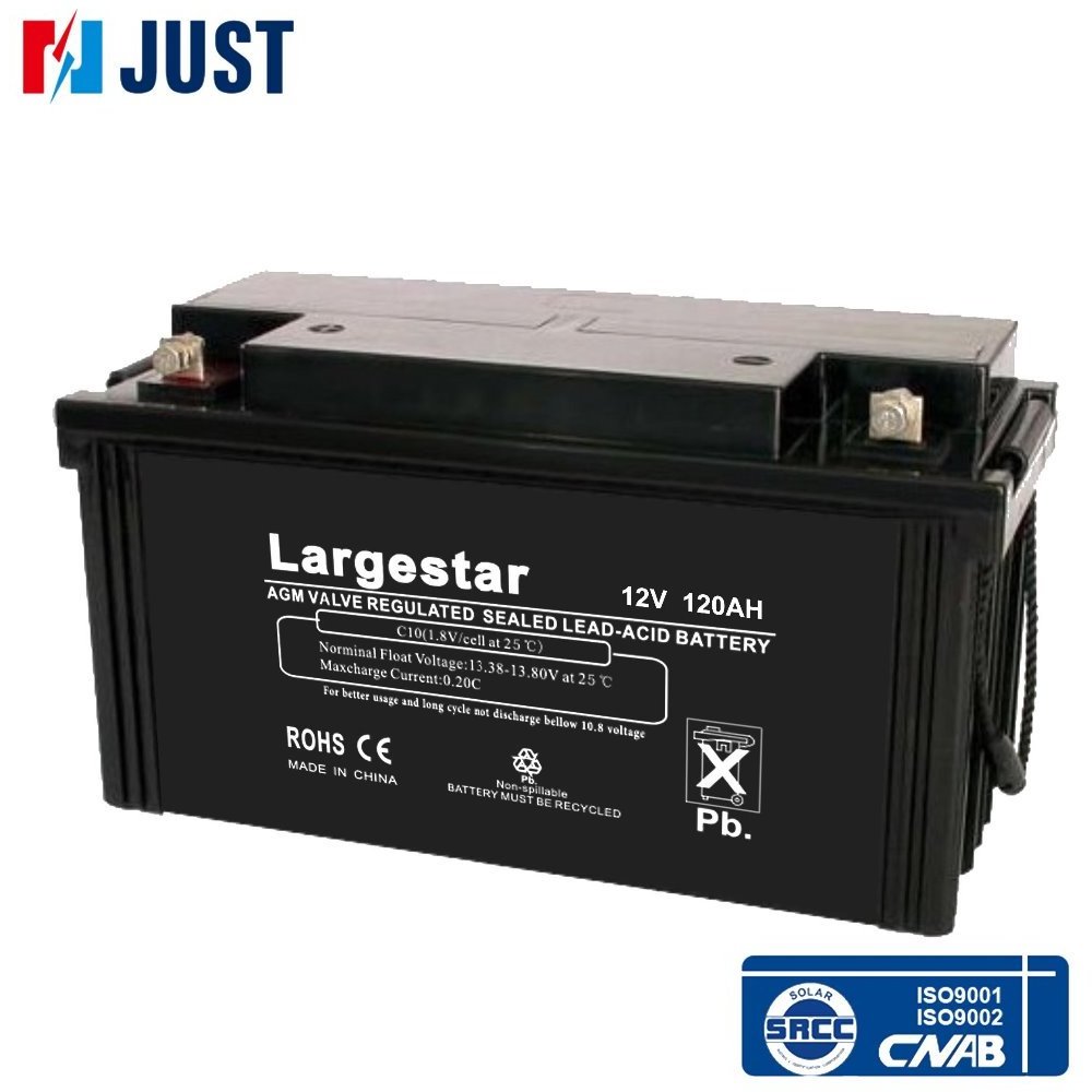 Wholesale china factory 12v 120ah AGM sealed lead acid deep cycle battery