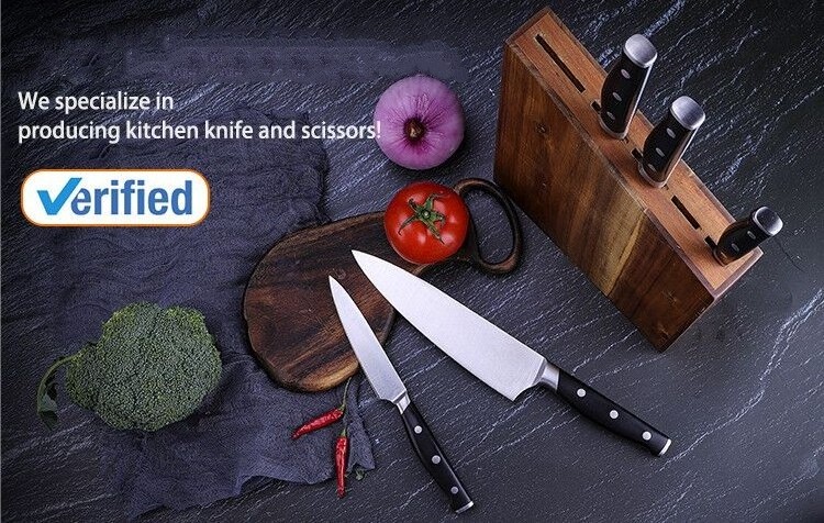 Professional Chef's Knives Kitchen Tool Full Tang Handle Forged 5cr15mov Stainless Steel Cleaving Meats Chef Knife