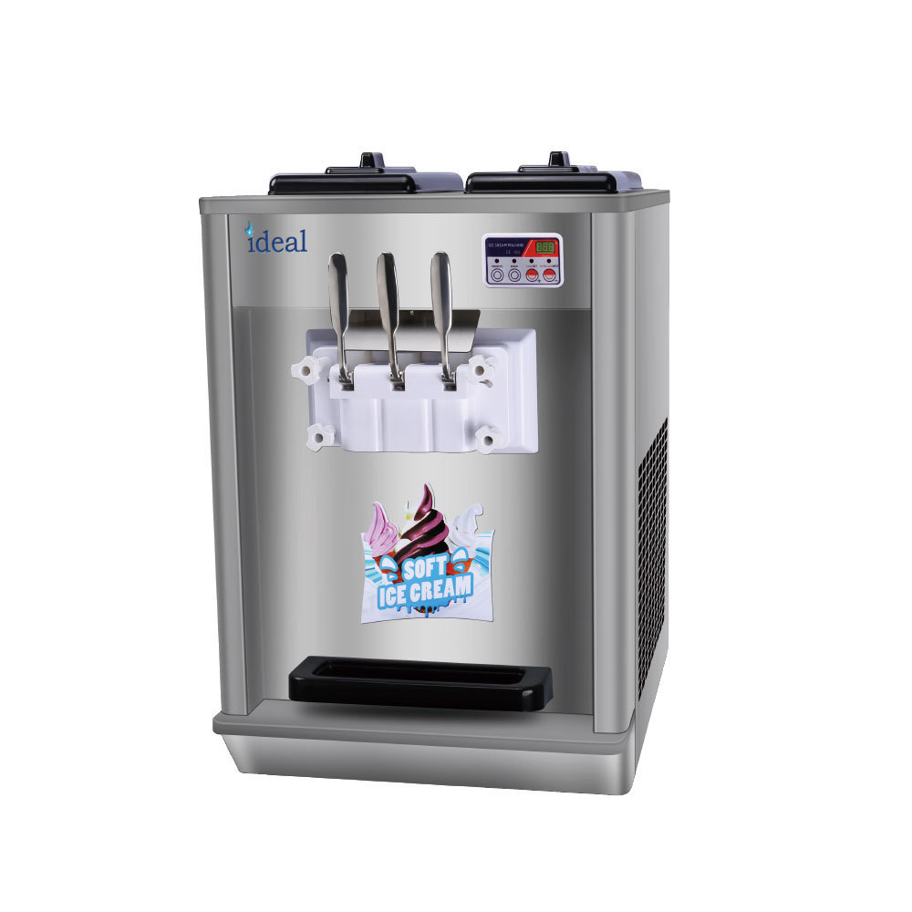 Commercial snack table Three Flavors soft serve ice cream machine for sale ice cream vending machine