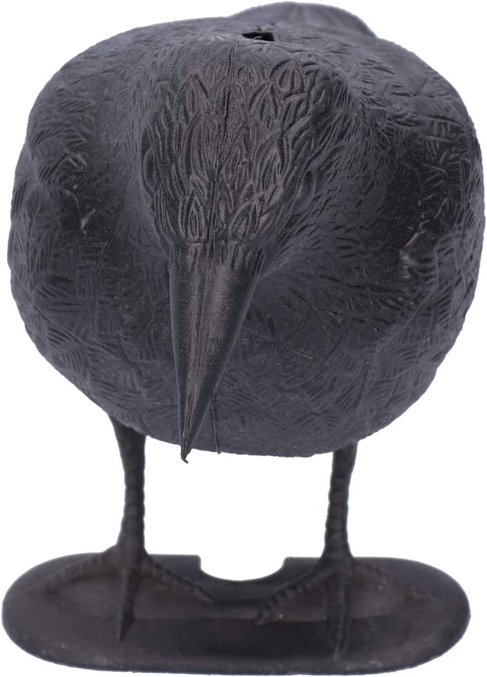 Crow Decoys Black Feathered Crow Standing Simulation Plastic Raven Statue Props Outdoors And Garden Decoration