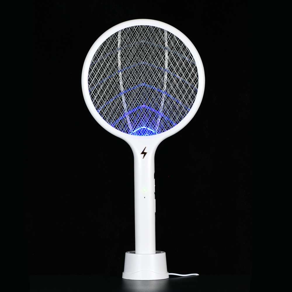 Mosquito Killing Lamp Rechargeable Fly Swatter Racket Mosquito Zapper Bat